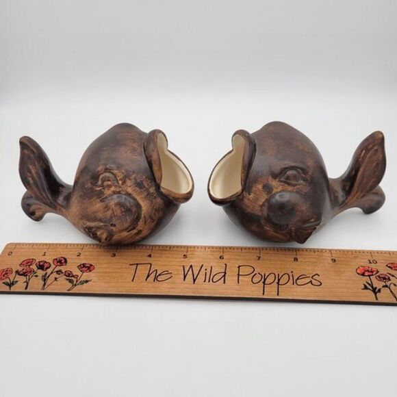 Vintage Pair of World Gift Wide Mouth Fish Trinket Dishes - Picture 7 of 12